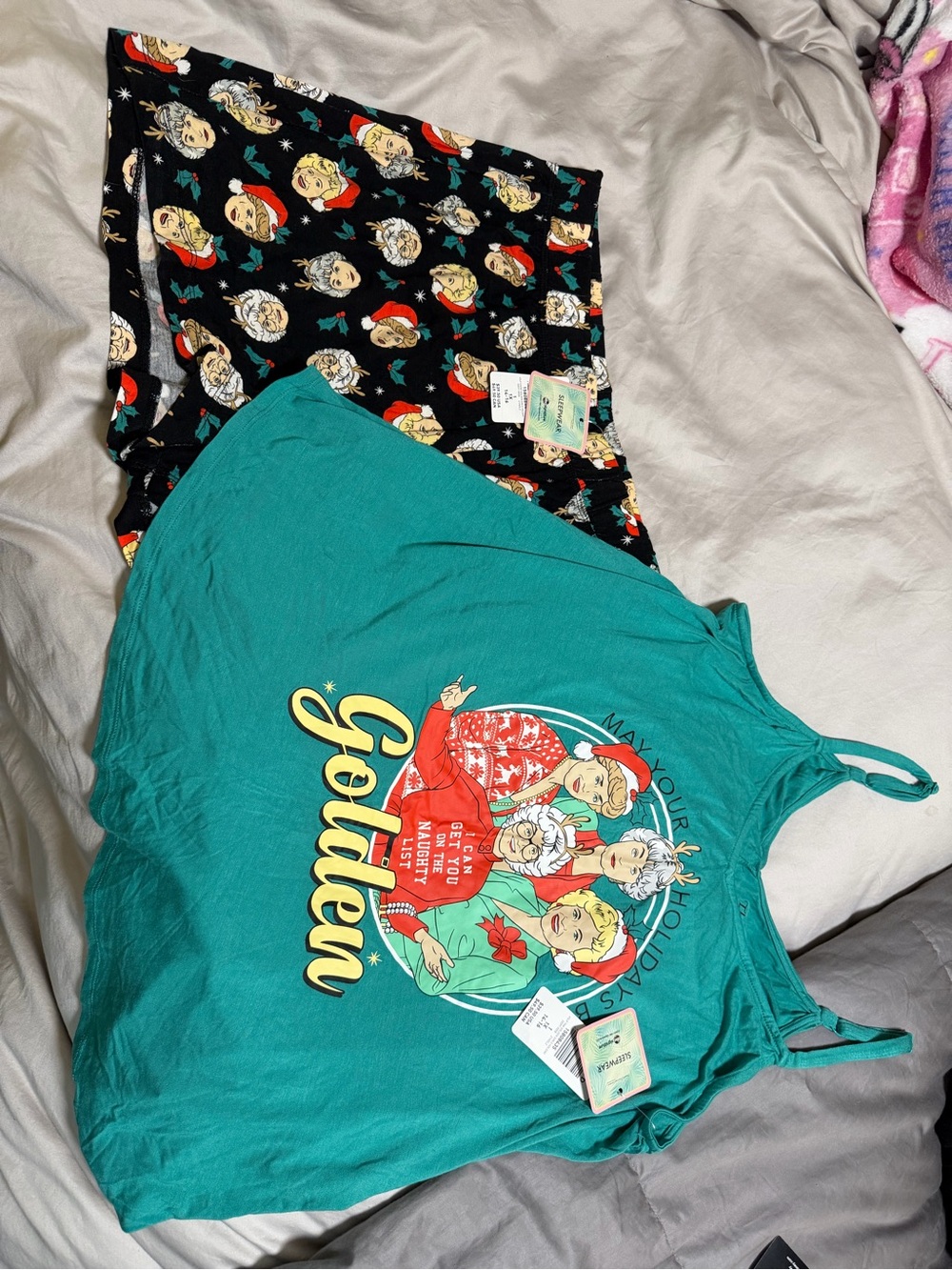 Torrid Golden Girls Teal woman Pajama Set 1x